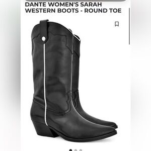 Brand new Dante Women's Sarah Western Boots - Black
